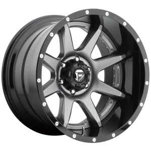 Fuel – D238 RAMPAGE – Gunmetal – 20″x10″ -19mm – All weather Wheels – D23820007347